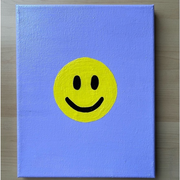 Original “Smiley” Acrylic Painting  on Canvas - Picture 3 of 5